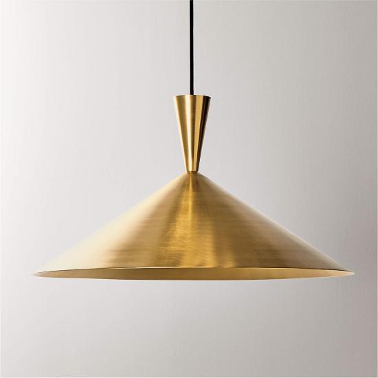 Exposior Polished Brass Pendant Light (24.75)