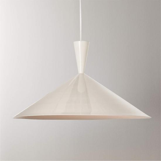 Exposior White Pendant Light (24.75)