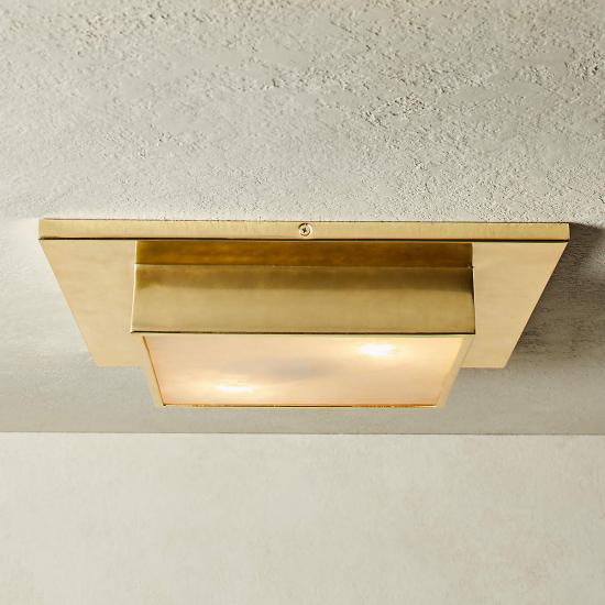 Mavis Alabaster Flush Mount Light