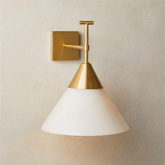 Exposior Brass Wall Sconce