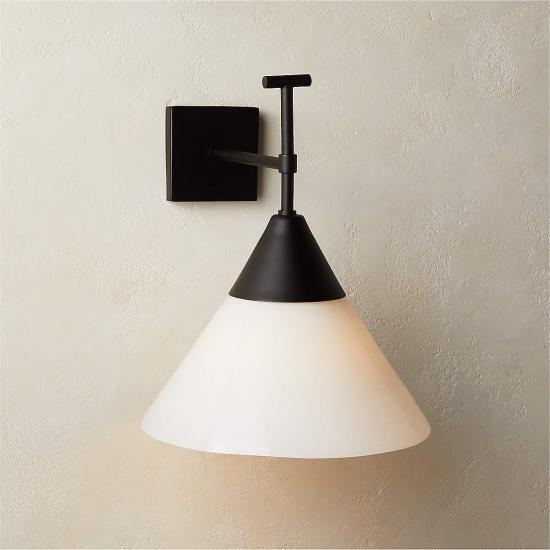 Exposior Black Wall Sconce