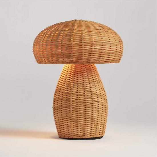 Wonderland Natural Wicker Rattan Table Lamp