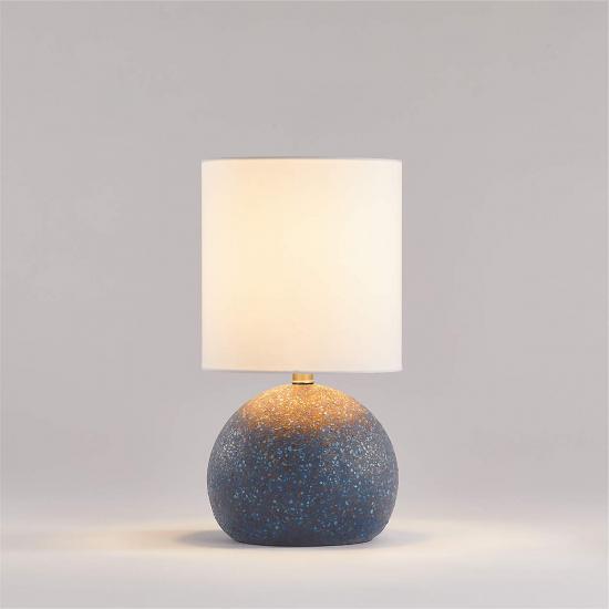 Dark Blue Terrazzo Table Lamp