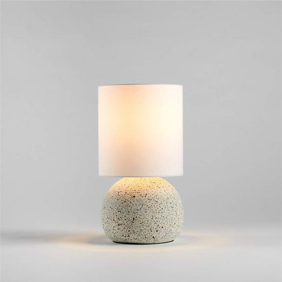 White Terrazzo Table Lamp