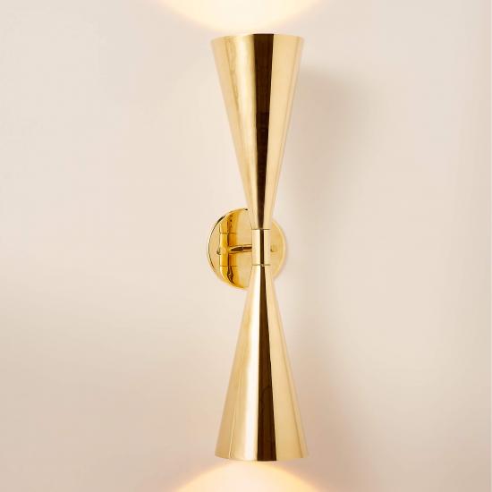 Avelina Polished Brass Wall Sconce