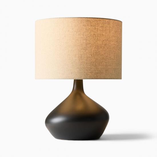 Asymmetric Black Ceramic Table Lamp (19)