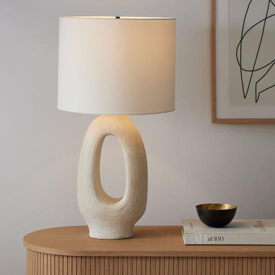 Diego Olivero Ivory Chamber Ceramic Table Lamp (30)