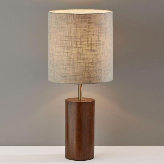 Dean Walnut Table Lamp (30.5)