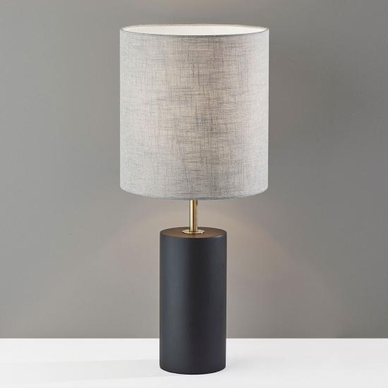 Dean Black Table Lamp (30.5)