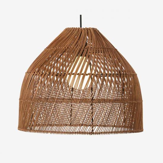 Java Dark Stain Rattan Easy Fit Lamp Shade