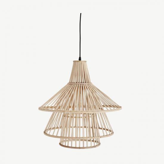 Madam Natural Bamboo Tier Ceiling Light