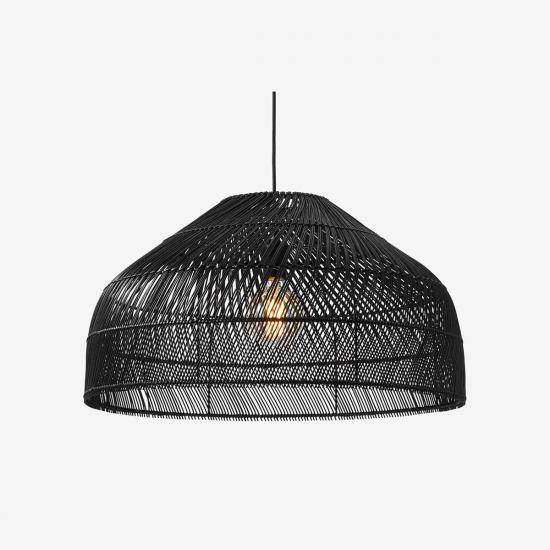 Java Extra Large Black Rattan Lamp Shade