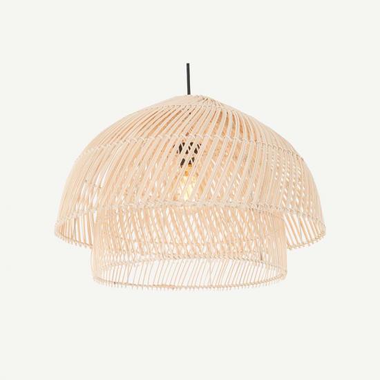 Java Natural Rattan Layered Pendant Lamp Shade