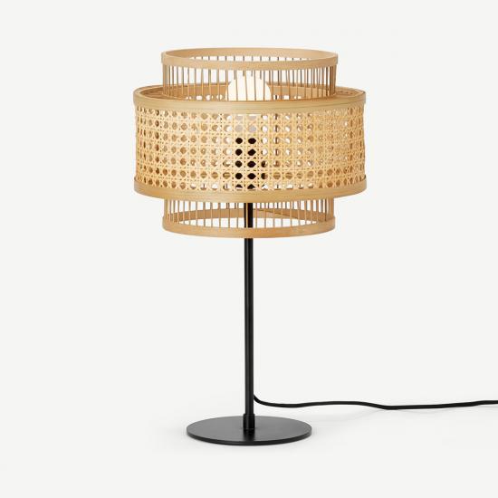 Yen Natural Cane Table Lamp