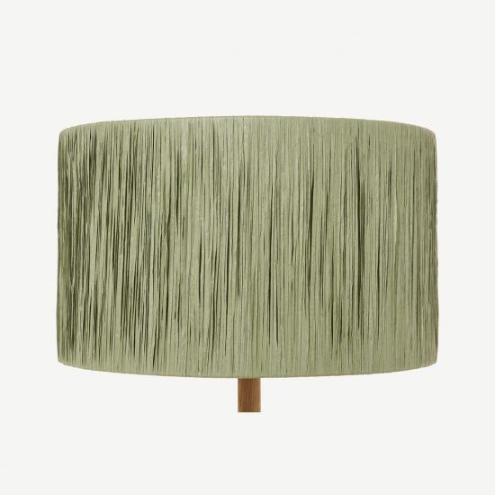 Cruz 40cm Green Raffia Lamp Shade