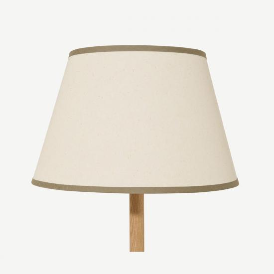 Larue 35cm Off-White & Green Tapered Lamp Shade