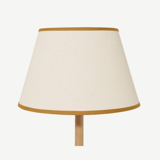 Larue 35cm Off-White & Dark Ochre Tapered Lamp Shade