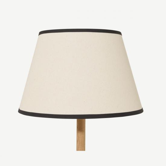 Larue 35cm Off-White & Charcoal Tapered Lamp Shade