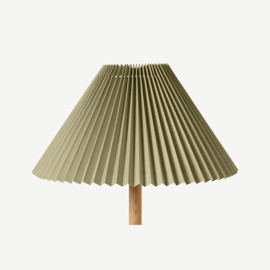 Pleat 40cm Pear Green Lamp Shade