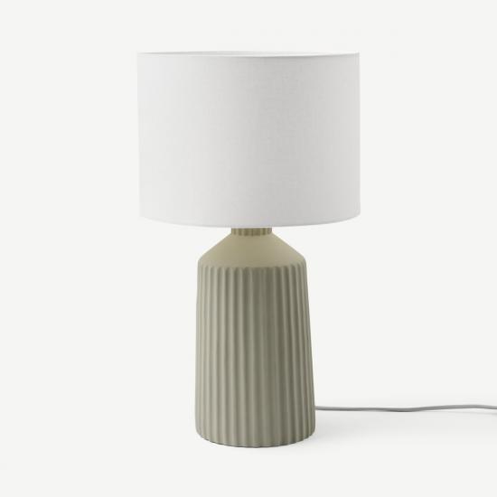 Kae Tall Sage Concrete Table Lamp