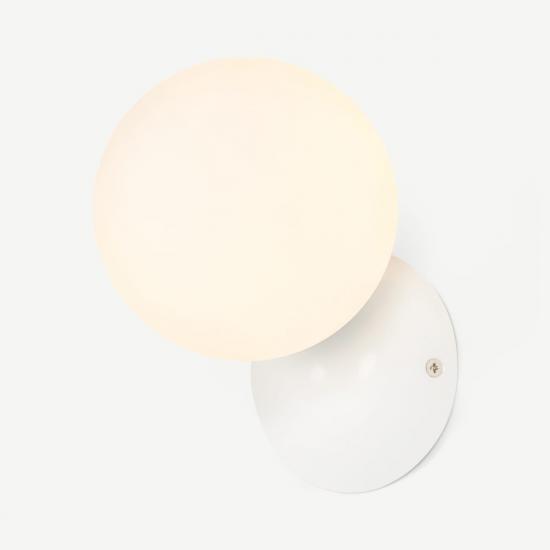 Vetro White Bathroom Wall Light