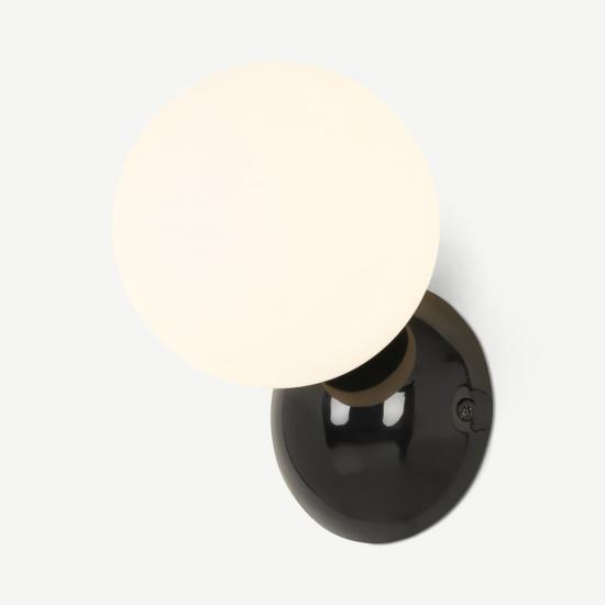 Vetro Black Bathroom Wall Light