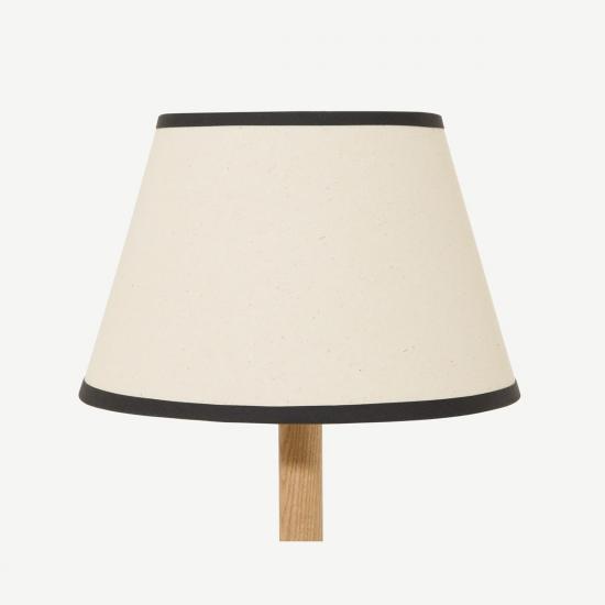 Larue 25cm Off-White & Charcoal Pendant Tapered Lamp Shade