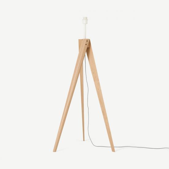 Madison Natural Tripod Floor Lamp Base