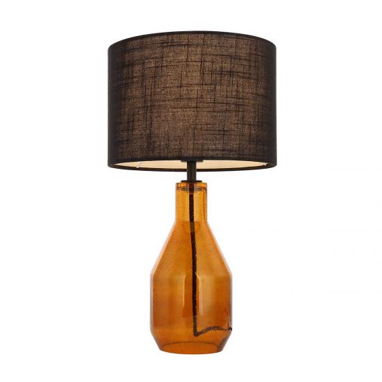 Winebottle Amber Table Lamp