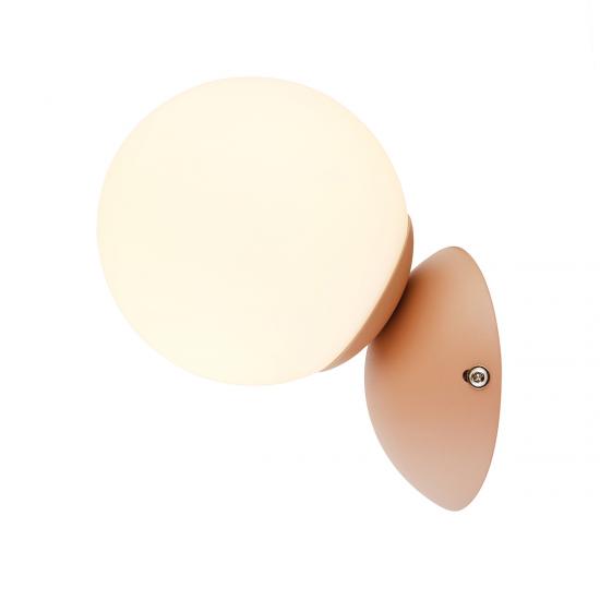 Vetro Dusty Nude Pink Wall Light