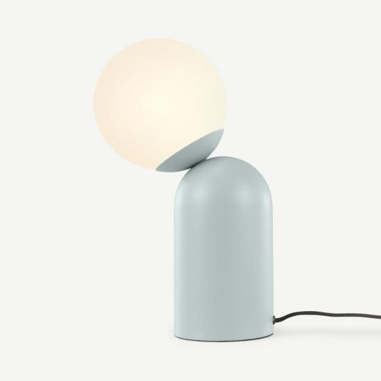 Vetro Aqua Green and Opal Glass Table Lamp