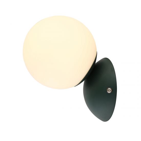 Vetro Peacock Green Wall Light