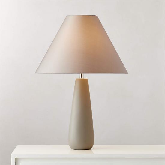 Polar Grey Cement Table Lamp