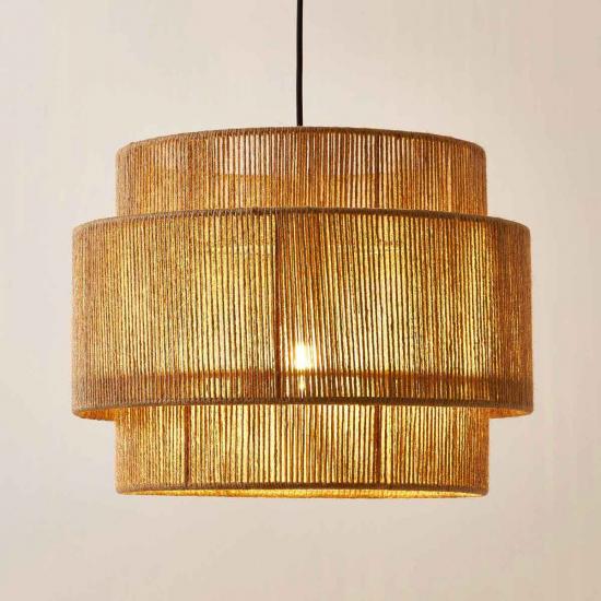 Cecillia Natural Jute Pendant Light