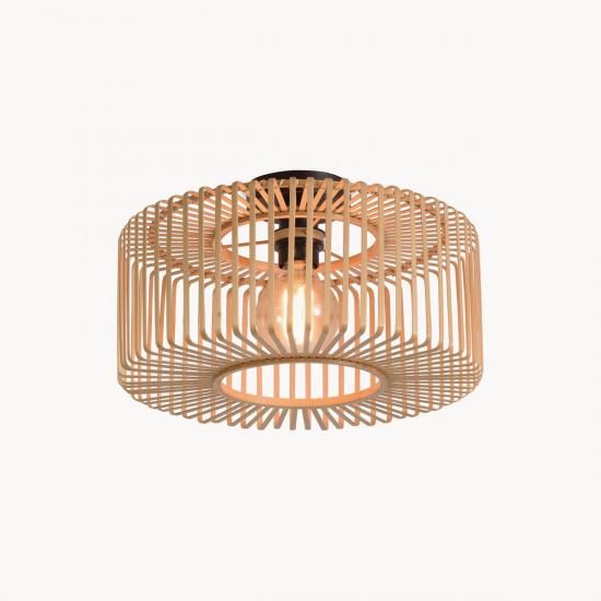 Bromo Natural Bamboo Ceiling Light