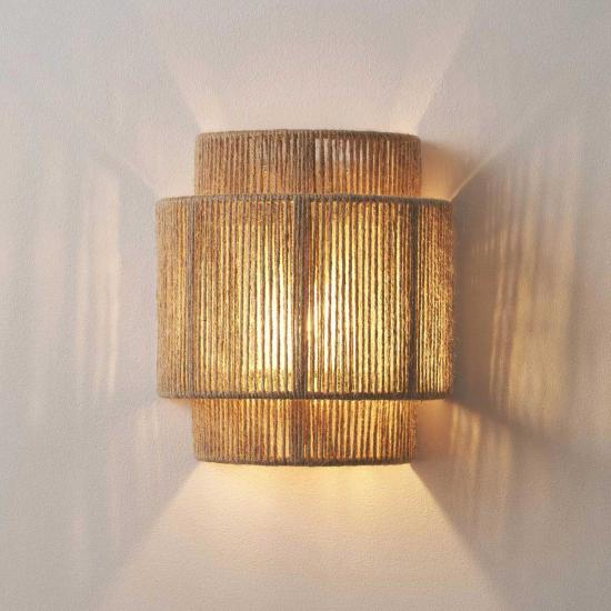 Cecillia Natural Jute Wall Light