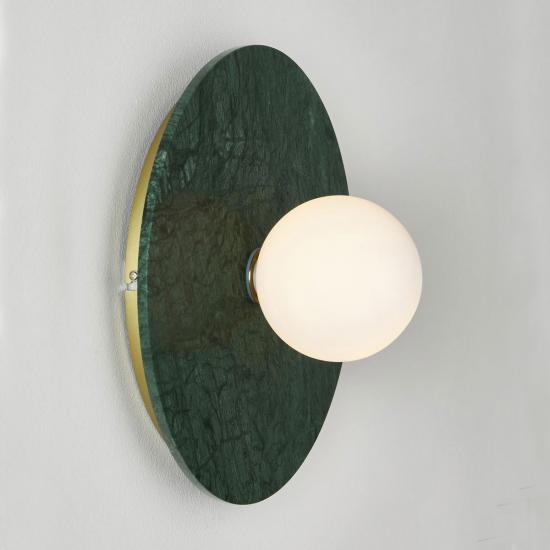 Cehlani Green Marble Wall Light