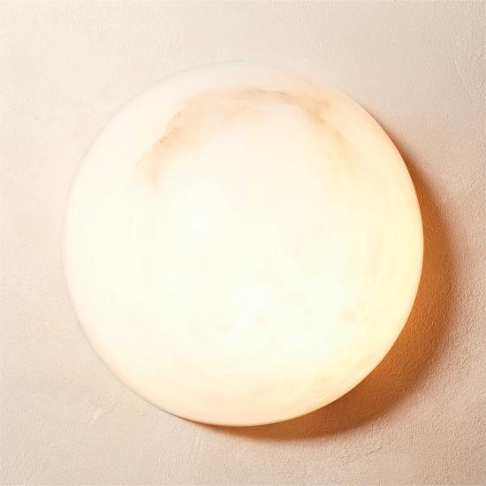 Ollina Alabaster Indoor/Outdoor Wall Sconce Light 10