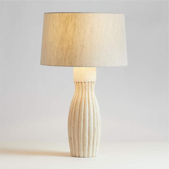 Karina Ivory Terracotta Table Lamp