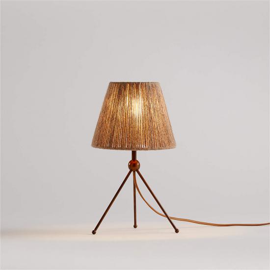 Ellery Tripod Jute Table Lamp